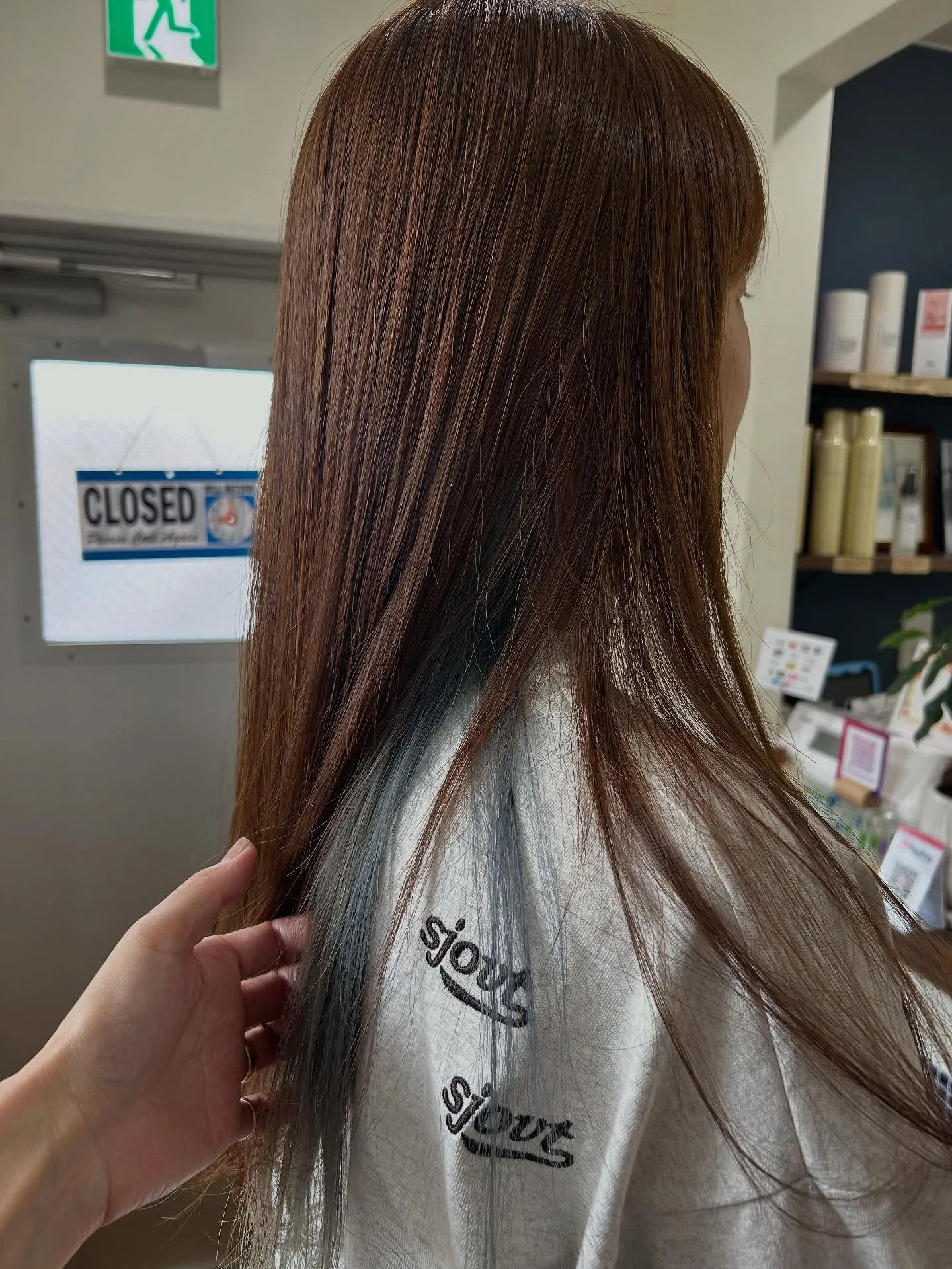 インナーカラー💫ペールブルー🩵