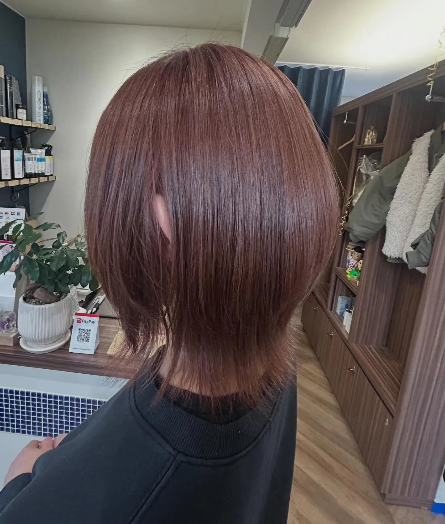 ピンクブラウン💫くびれカット💇‍♀️